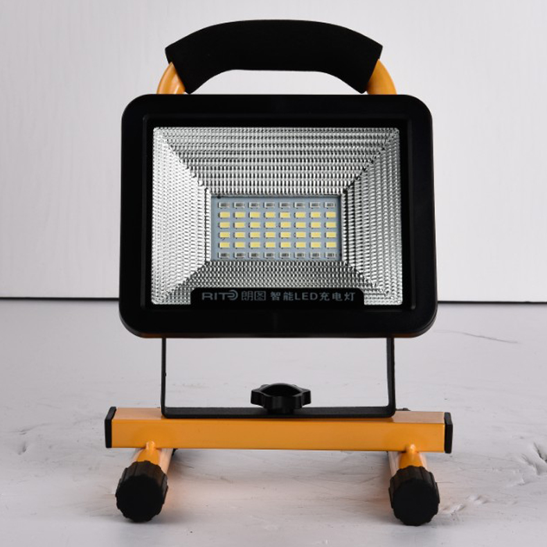 Factory Supply 20W Led Rechargeable Warning Flood Light Lighting Electric Charge Battery Emergency LED Warning Light