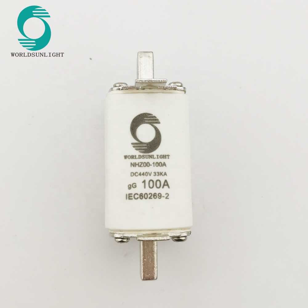 IEC60269-2 NHZ00-100A 33KA DC 440V gG 100A FUSE BASE LINK