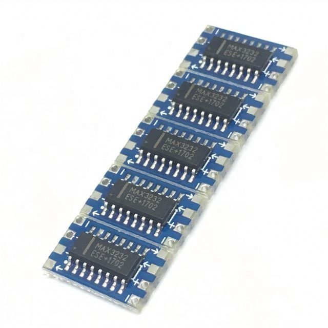 10PCS The mini RS232 MAX3232 turn TTL level conversion board serial conversion module
