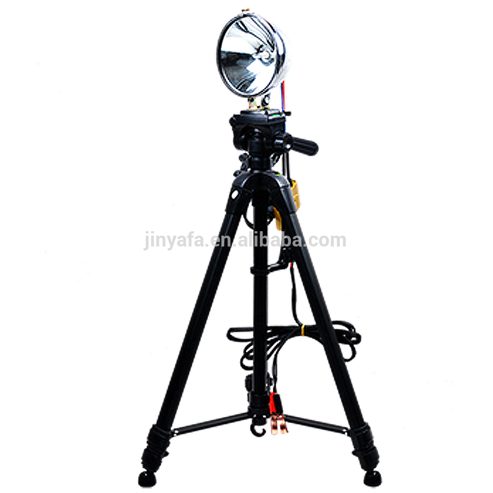 160W xenon headlights HID xenon searchlight tripod patrol fishing hunting lights