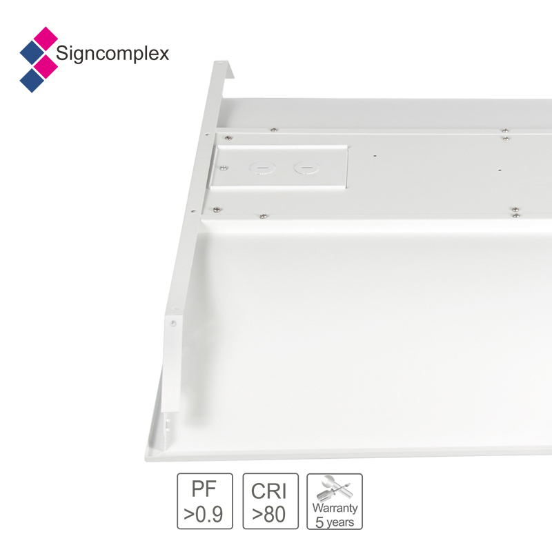 Shenzhen high efficacy led panel light,2x2 /2x4 feet 0-10v dimming 40w led troffer light
