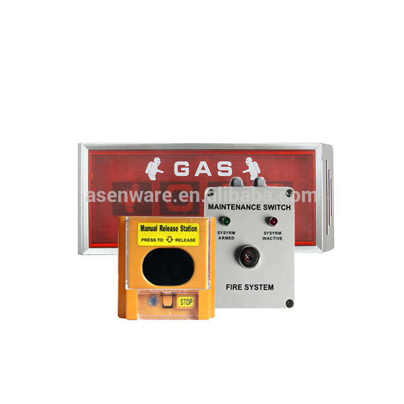 Automatic Fire Alarm Gas Release Warning Signage