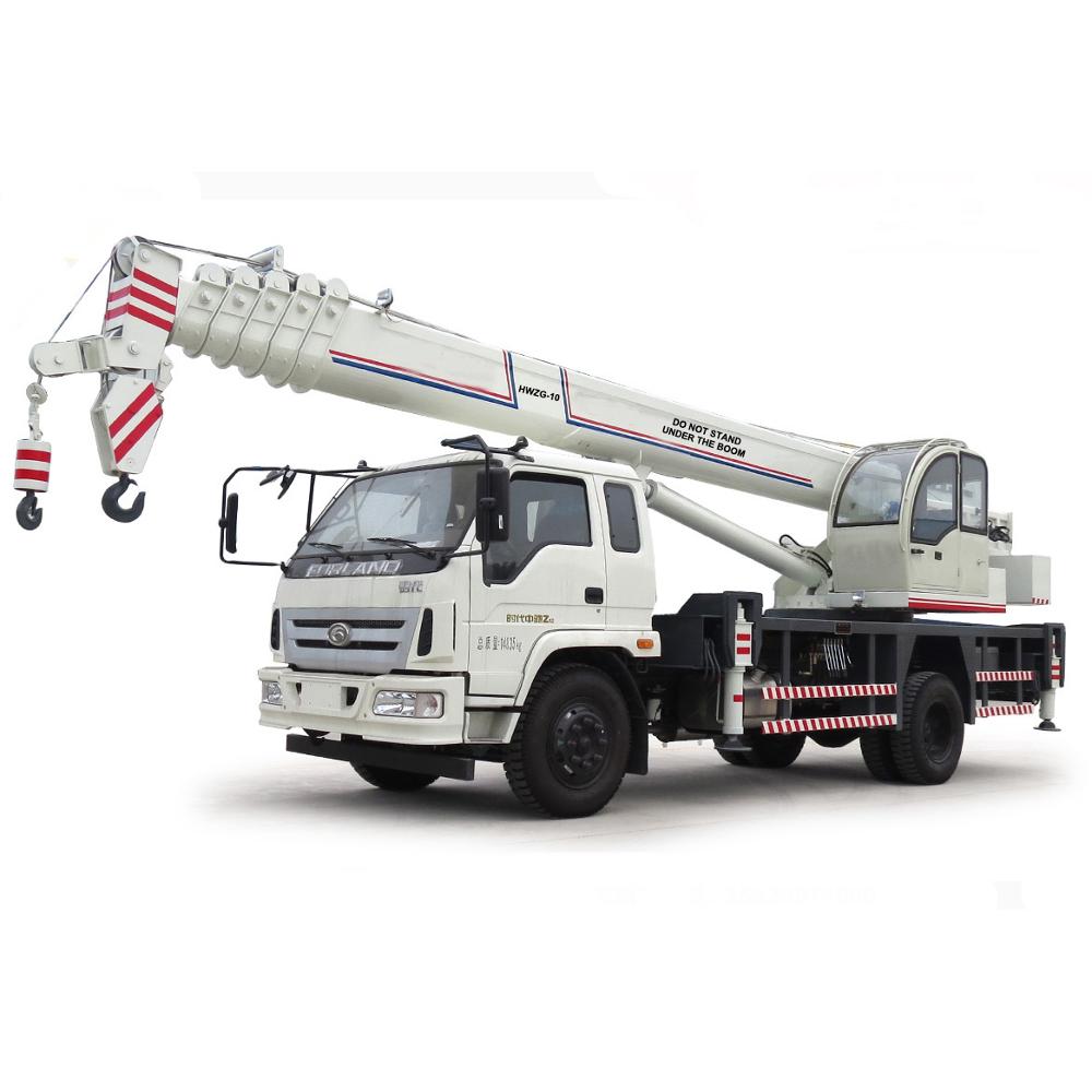 Small truck mounted  types of small cranes boom truck 8 ton