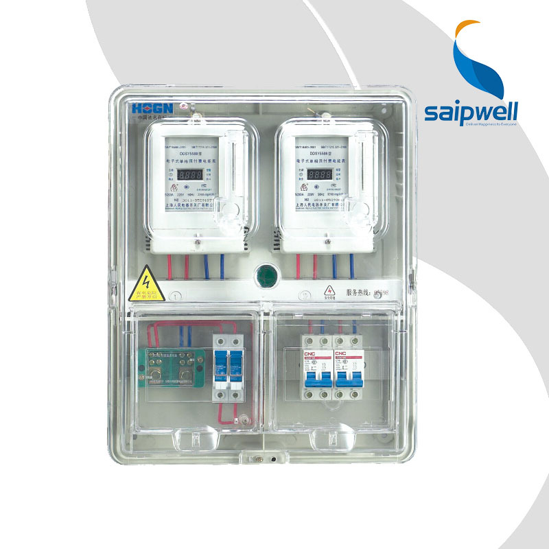 SAIP/SAIPWELL Watertight Two-position Pre-paid Cabinet Indoor Electric Meter Box Cover