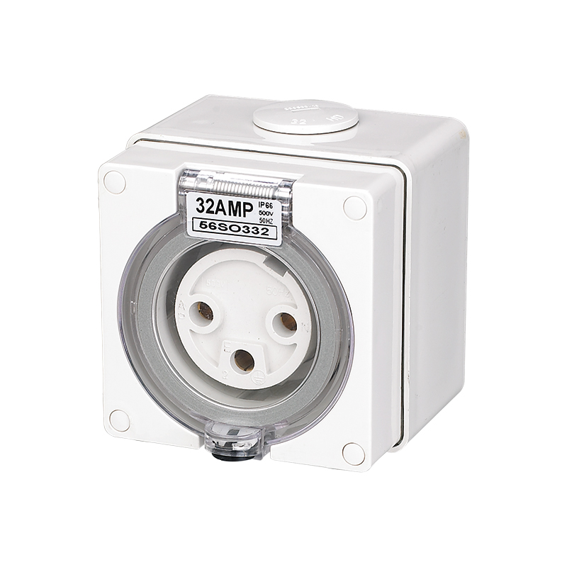 SAIPWELL/SAIP 10A/500V 3P+N+E IP66 CEE Industrial Australia Waterproof Socket