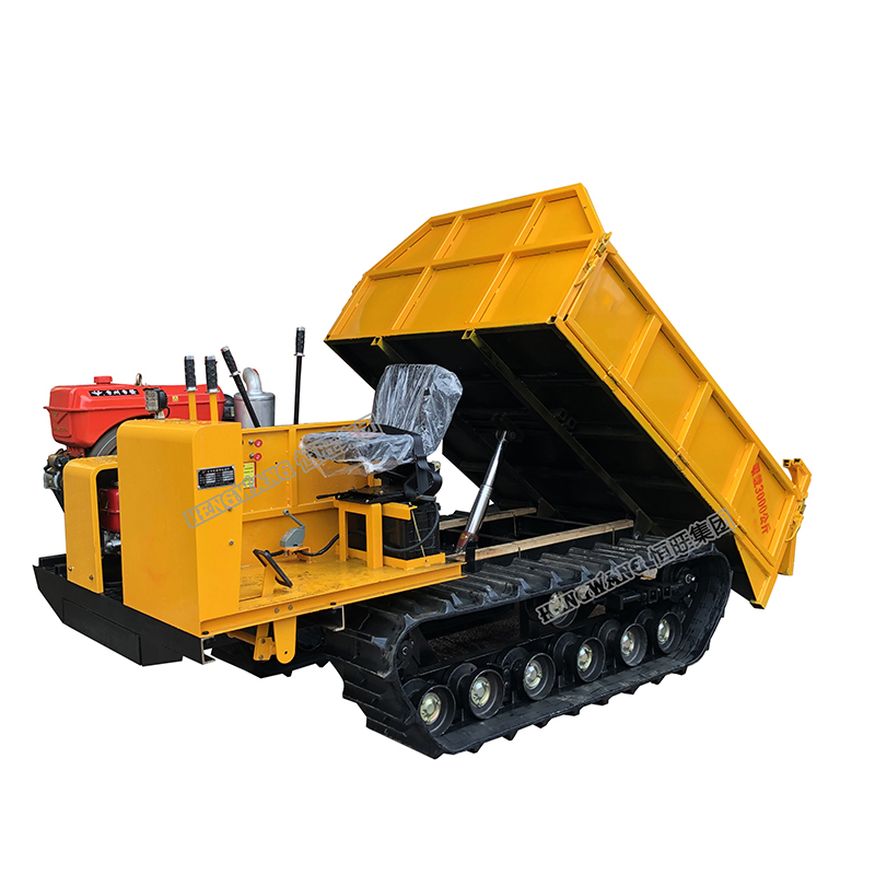 Rock crawler dumper truck/ rubber tracked vehicle