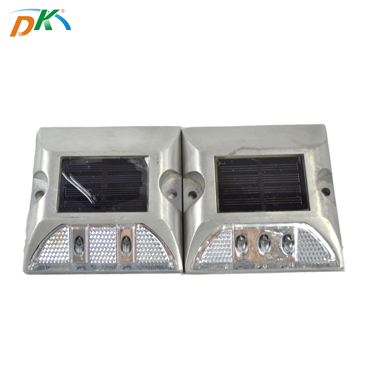 Aluminum cat eye pavement solar LED reflective Road Stud