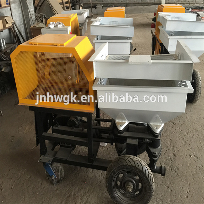 HW brand screw mortar pump spray plaster machine for sale
