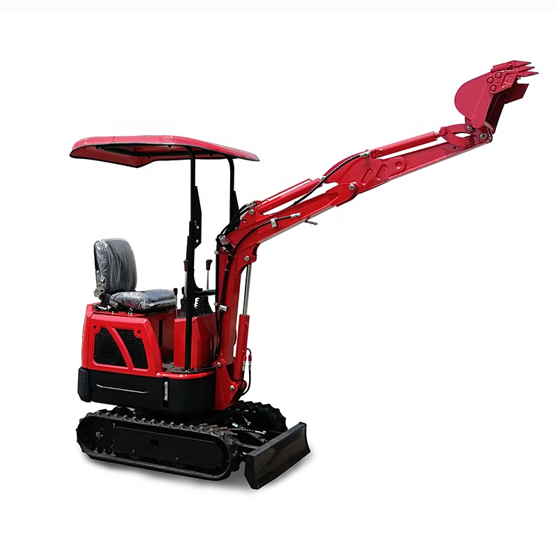 0.8ton mini crawler garden excavator for farming