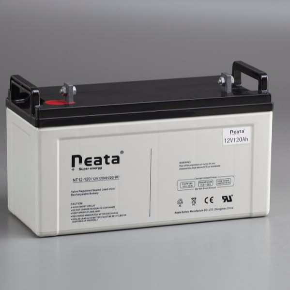 NEATA 12V120AH Long Life Front Terminals AGM Sealed Lead Acid Solar Battery for UPS