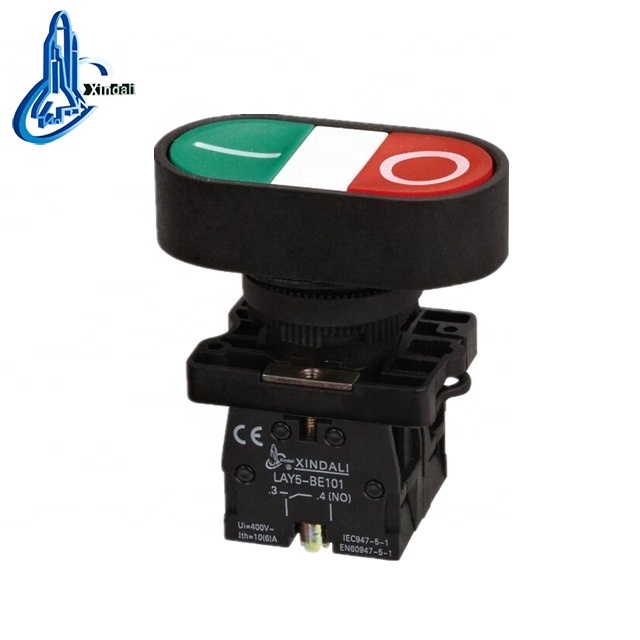 LAY5-EB8325 plastic xb2 lay5 pushbutton switch double head spring button