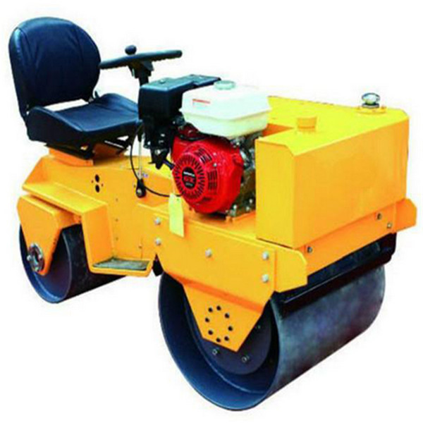 Small ride on double drum compactor machine road roller