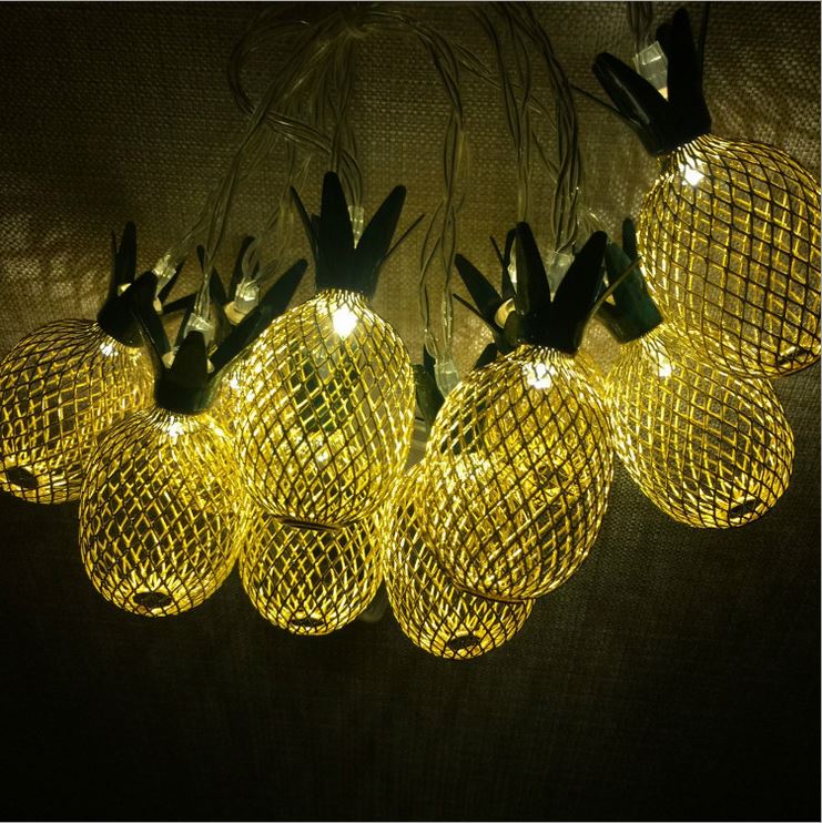 Fruit Pineapple Lemon String Lights Led Christmas Lights String Lights Outdoor