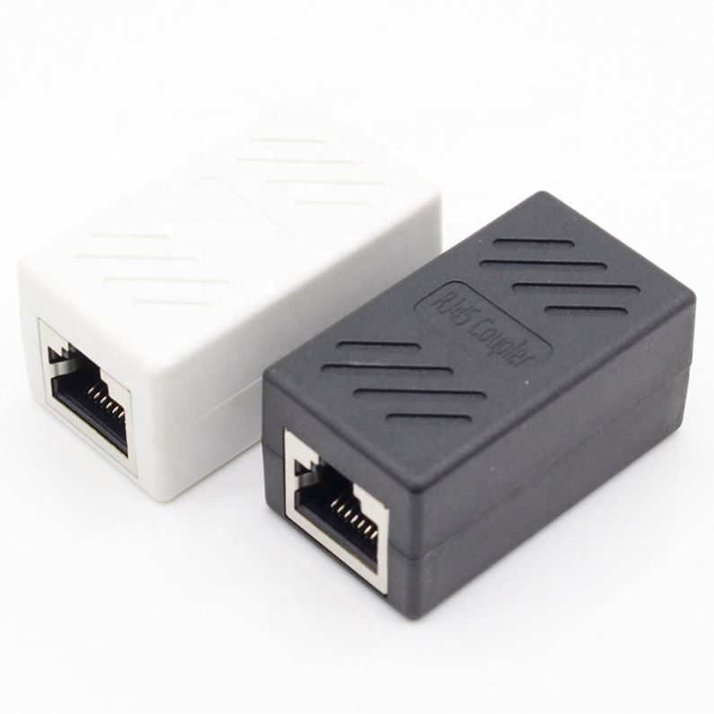 Colorful Female to Female Network LAN Connector Adapter Coupler Extender RJ45 Ethernet Cable Extension Converter