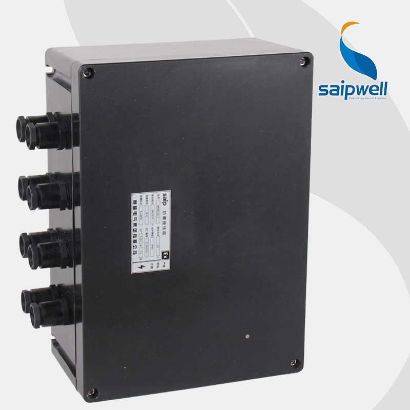 SAIP/SAIPWELL 420 * 300 * 160mm Explosion-proof waterproof cable boxes , resin explosion proof enclosure