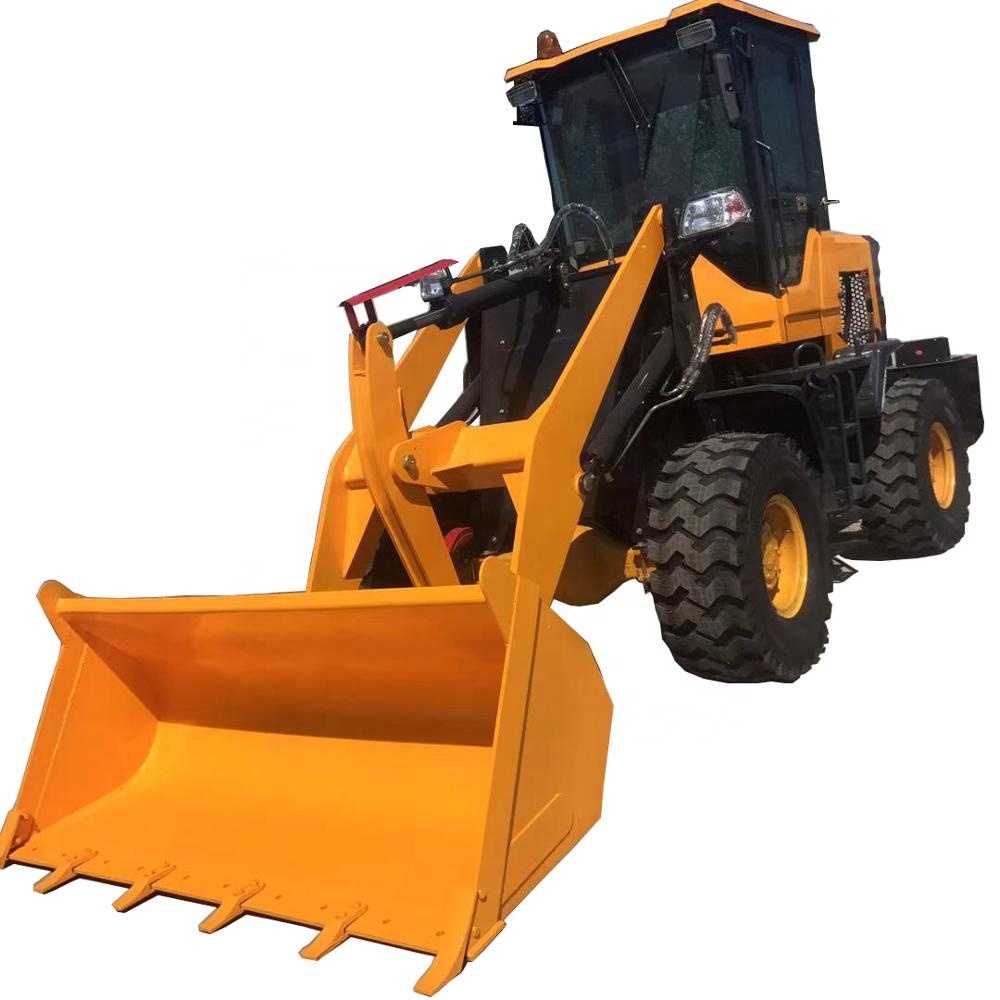 Wheel loader used for construction