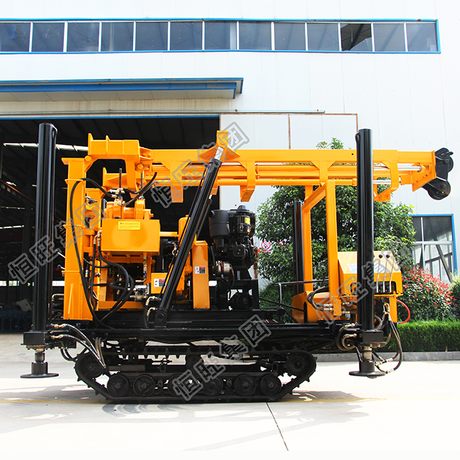 Hydraulic DTH rotary water well /hard rock drilling rig machine