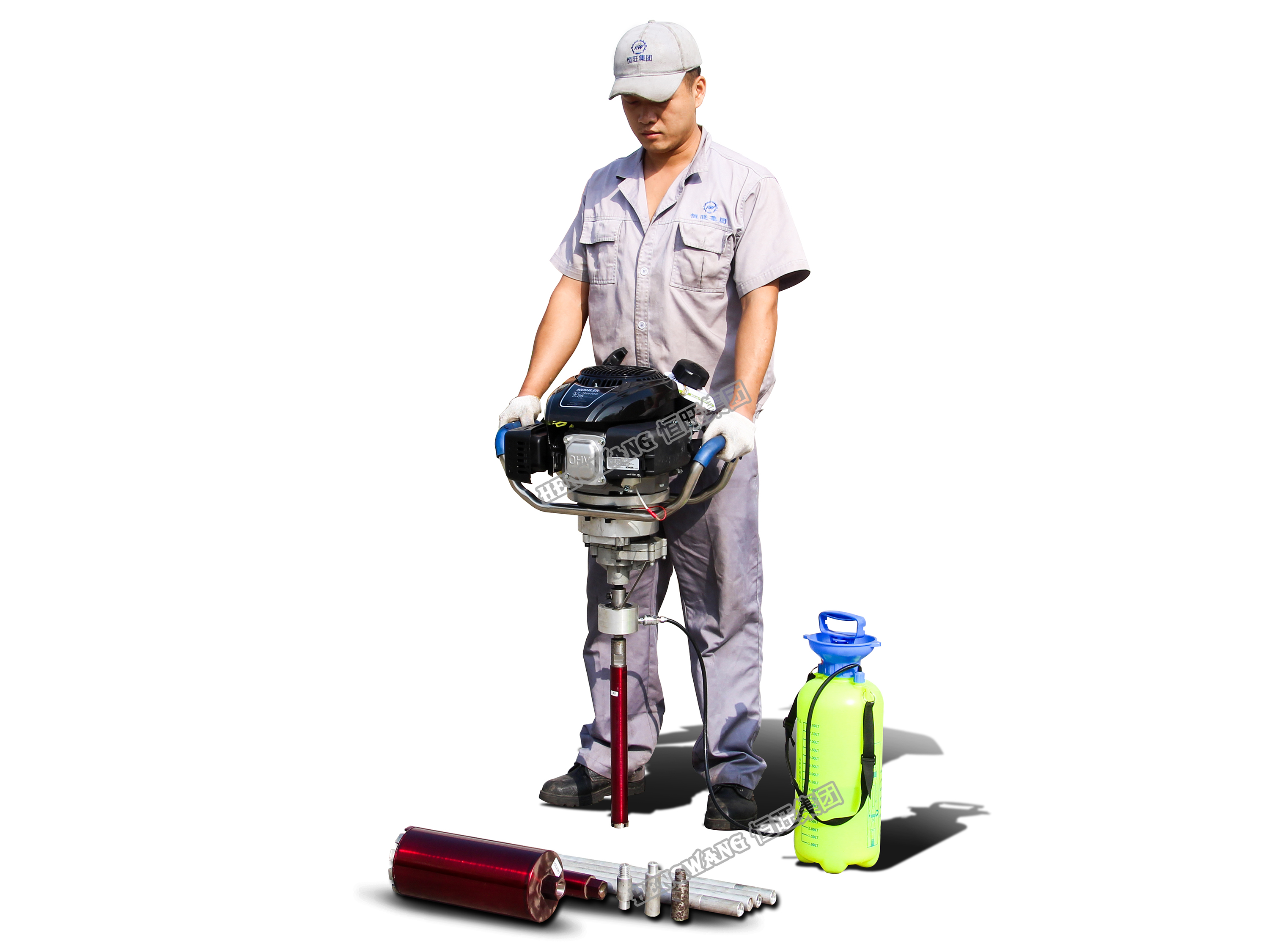 Hengwang brand Gasoline backpack core drill portable mine machine diamond drill rig