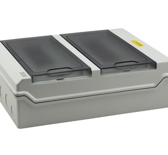 SAIPWELL 273*380*110mm 24 way IP66 Outdoor UV Protectinon Electric PC Waterproof Power Distribution Box Plastic Air Switch Box