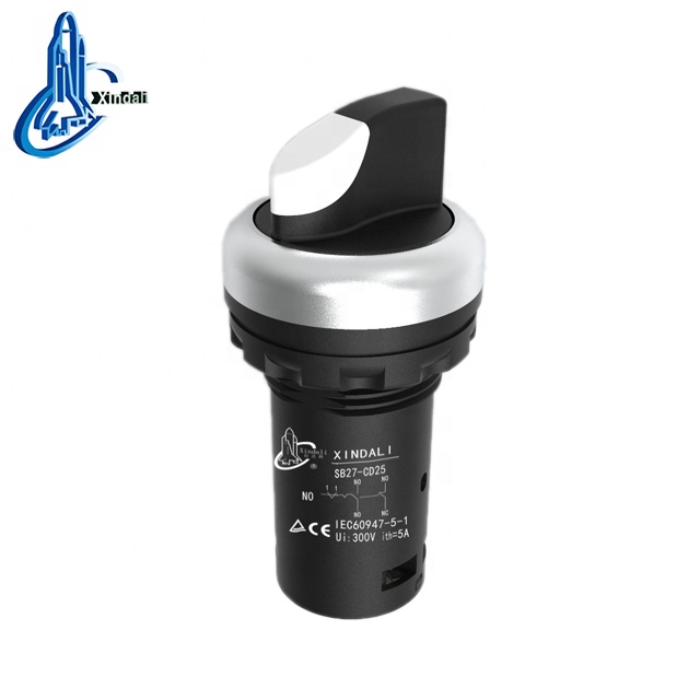 SB27-CD25 xindali only tpye waterproof 3 position selector pushbutton switch