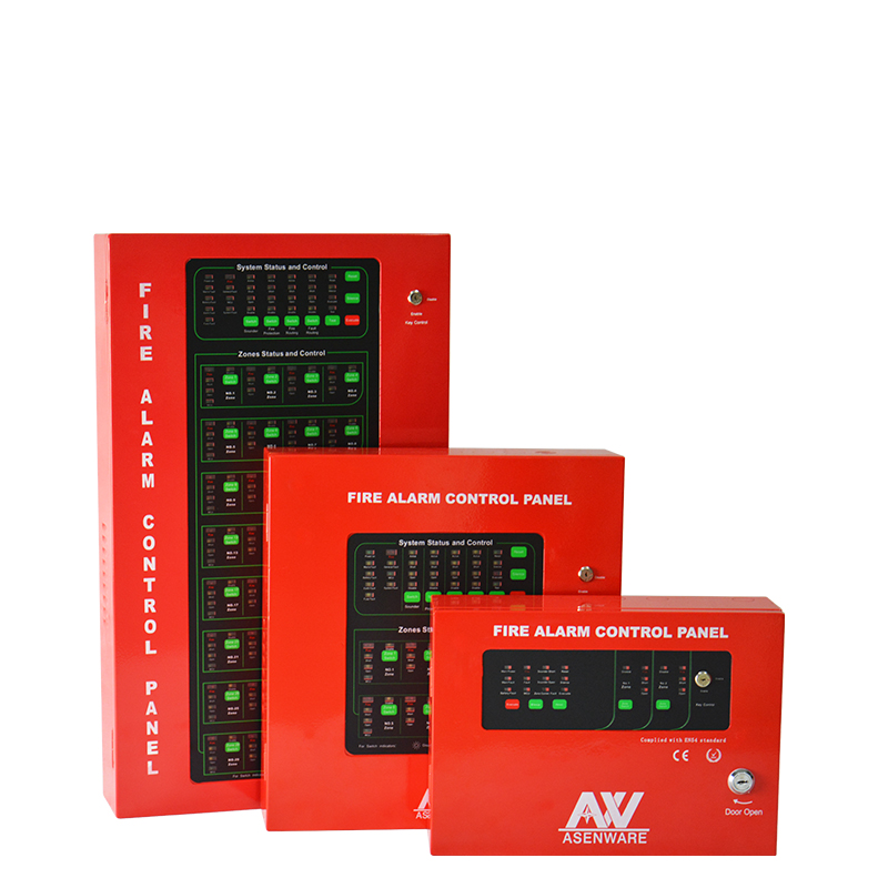 Asenware fire alarm panel conventional and addressable 24V DC system