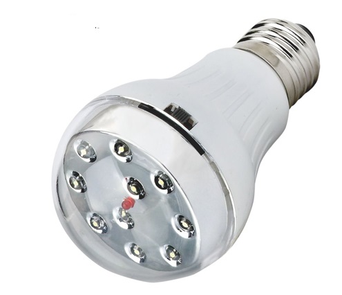 Rechargeable AC/DC bulb lamp