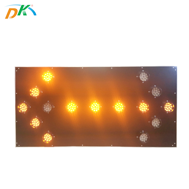 Solar panel led road signs traffic warning safety signal board light