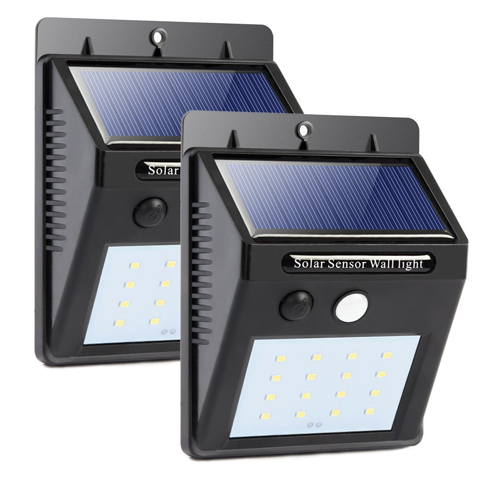 Outdoor Waterproof Solar Wall Light XLTD-P5027 ABS Material Wireless Solar PIR Motion Sensor LED Security Wall Light