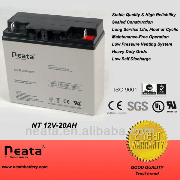 VRLA Battery 12v 20ah (NT12-20Y)