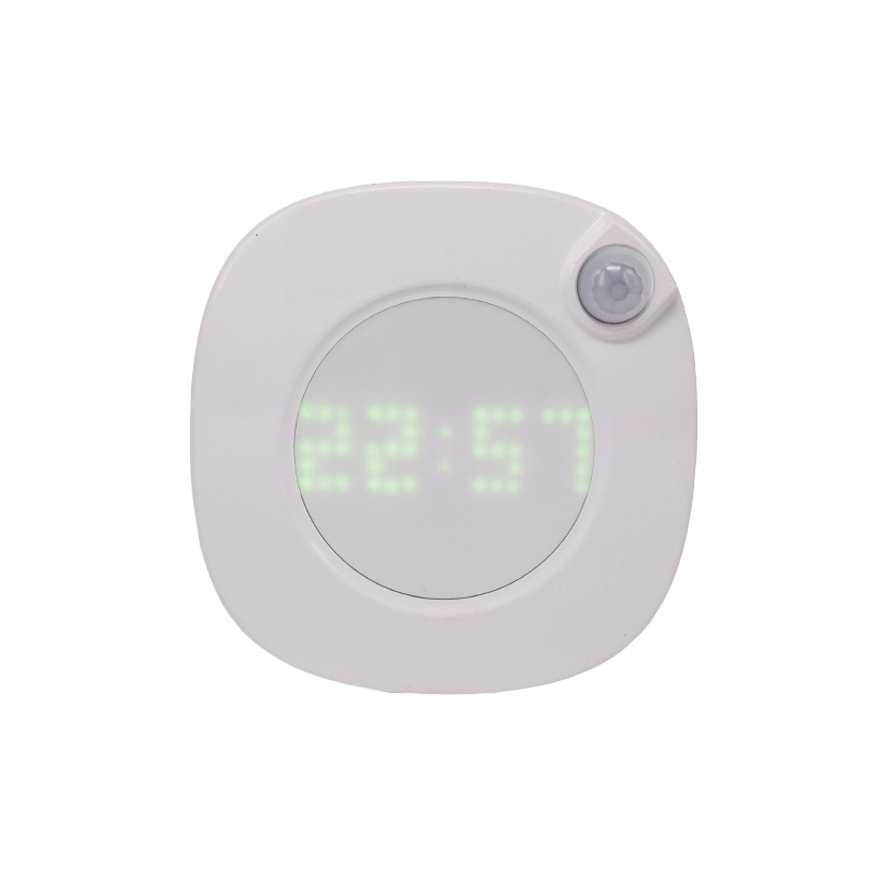 Time sensitive lamp small night light with clock portable cable-free cabinet wardrobe human body sensitive lamp toilet toilet
