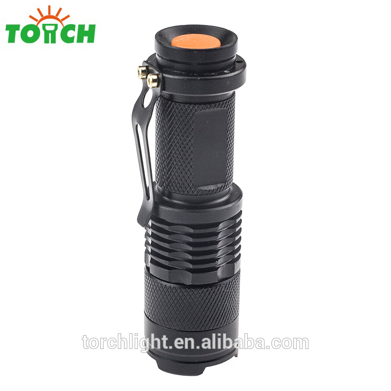 Zoomable Super Bright LED Flashlight New Design mini Flash Light Torch Lamp