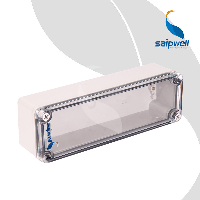 SAIPWELL Y IP66 DS-AT-0825 ABS Transparent Cover Outdoor Switch Enclosure Waterproof Junction Box