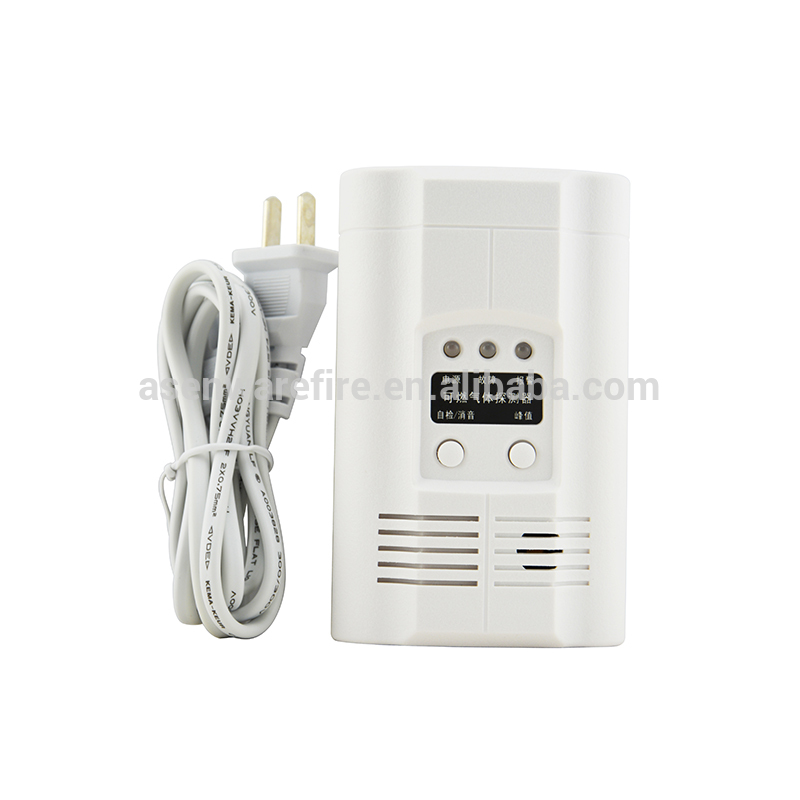 Independent 9-28V DC sound alarm CO and liquefied natural gas detector