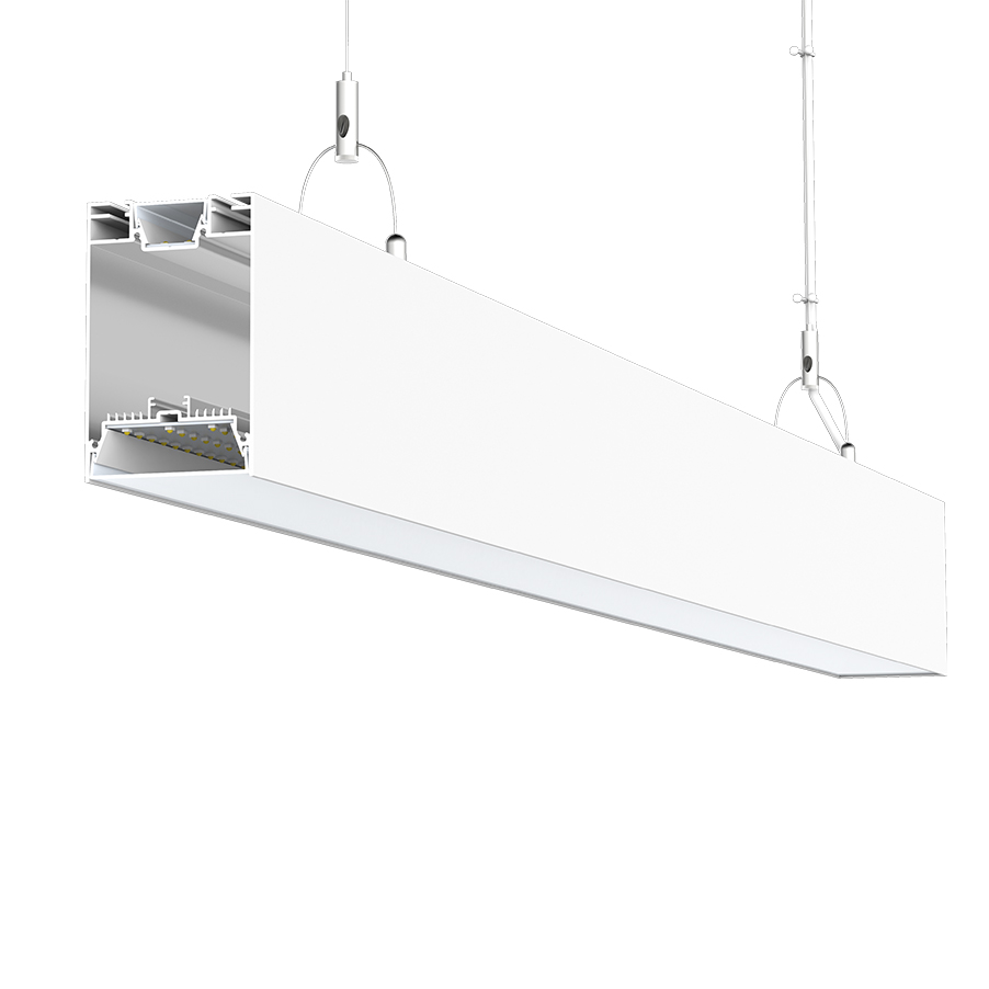 led linear hanging light, single/continuous sl10075 linear light 40 50w
