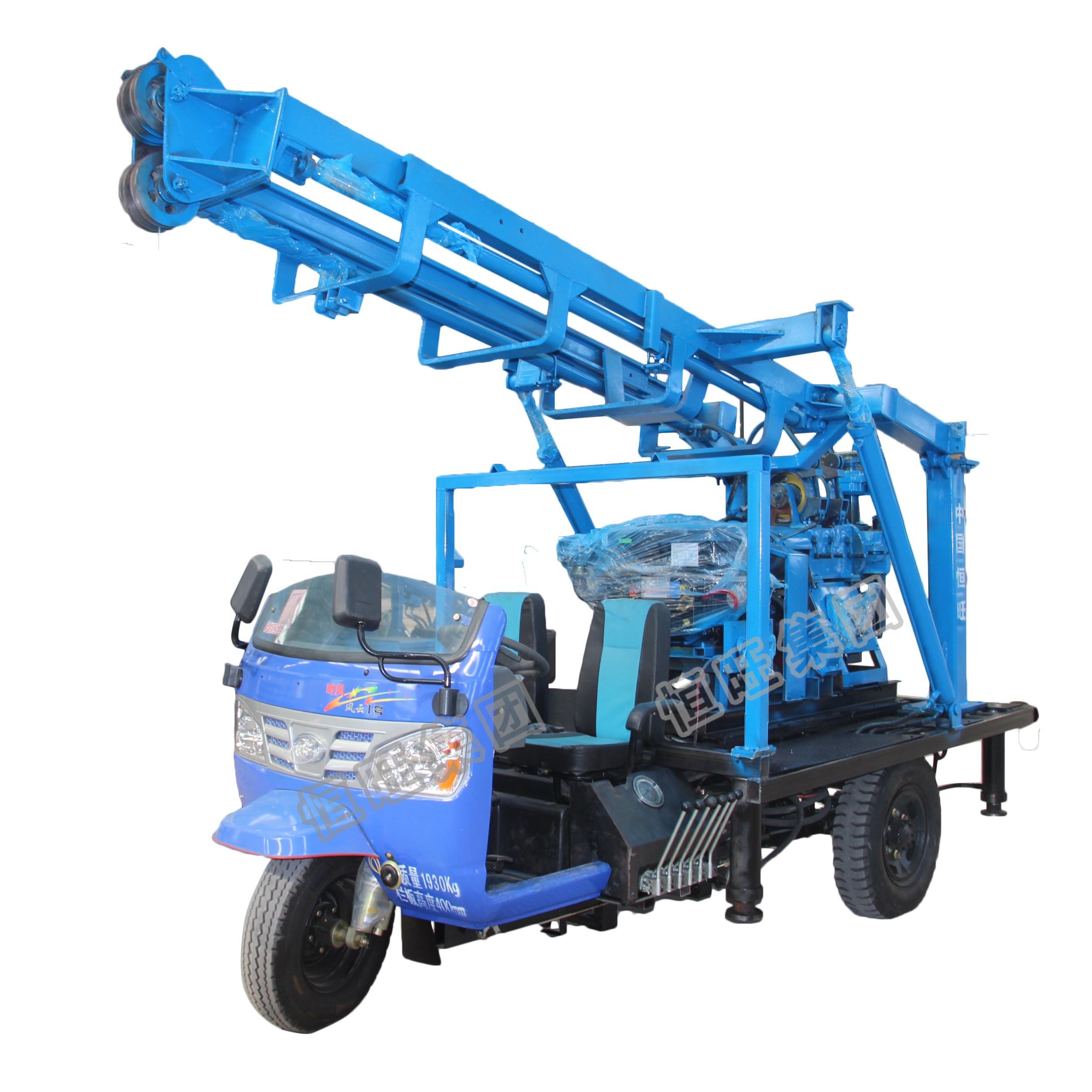 Tricycle hydraulic water well rotary drilling rig for sale