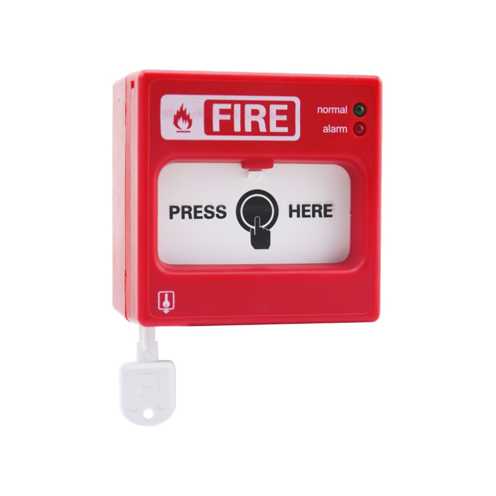 DC 24V Conventional manual fire alarm call point with test keys