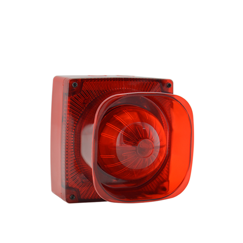 outdoor fire red siren backup conventional fire alarm horn strobe