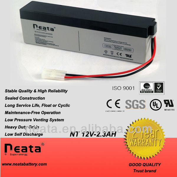 Lead acid battery 12v2.3ah