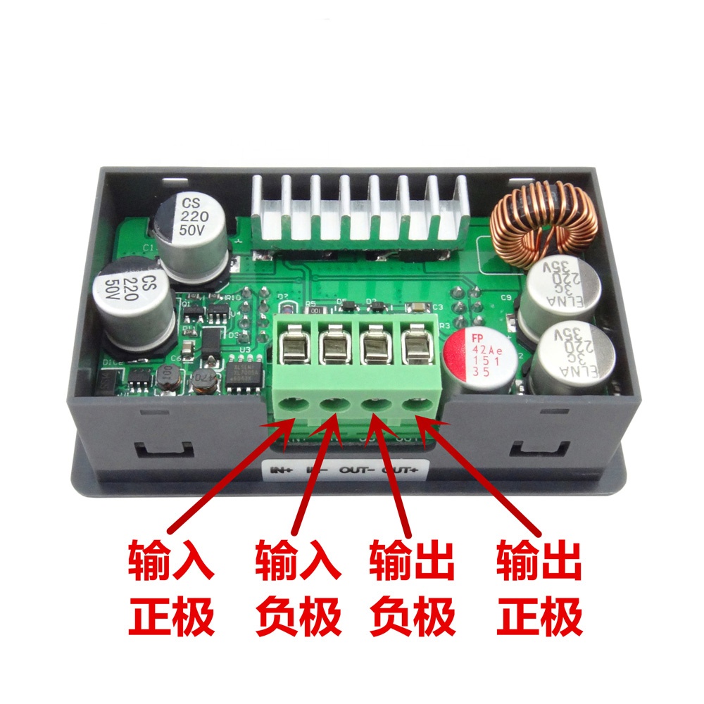 CNC dc-dc dc adjustable step-down voltage regulator power supply module high power voltage current power digital display DPS