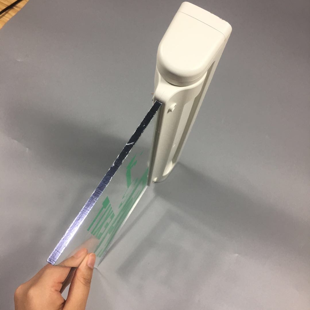 CE ROHS emergency lighting led exit safety signs with battery backup for Saudi Arabic market