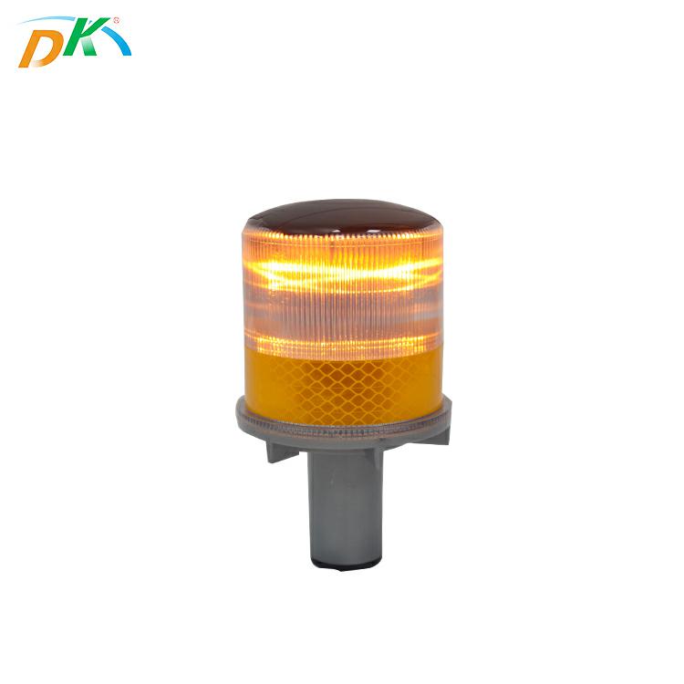 DK LED outdoor road safety solar energy LED barricade traffic cone warning light