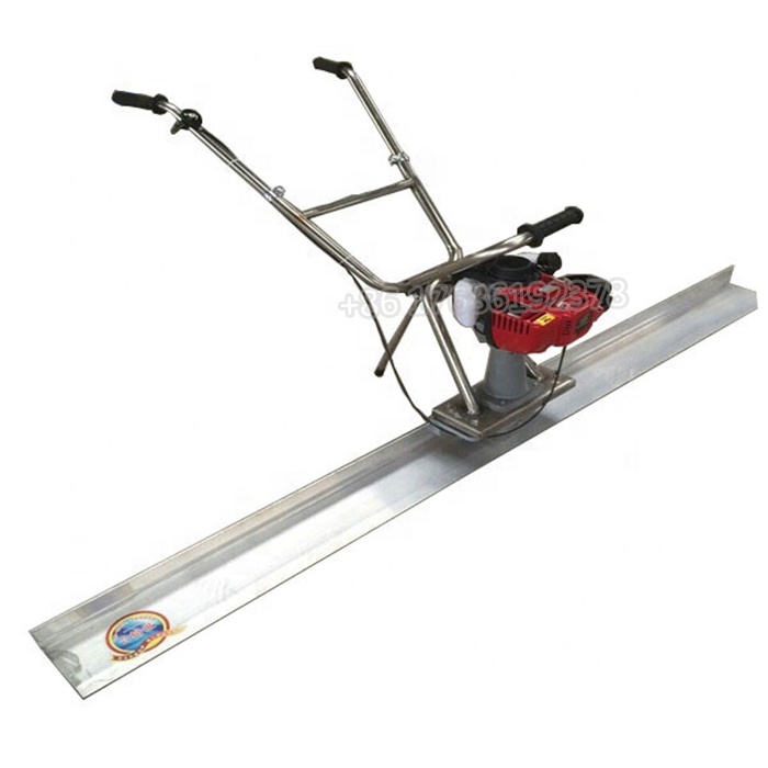 Gasoline power concrete vibrating screed machines
