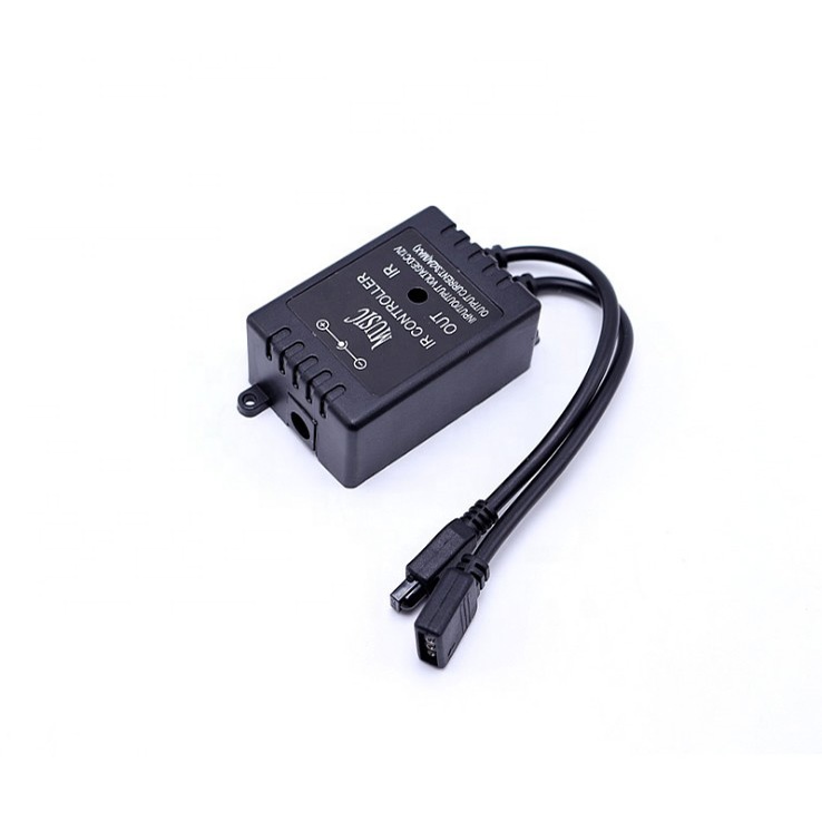 20 key music controller RGB remote control led car atmosphere light infrared wireless voice control controller 12v