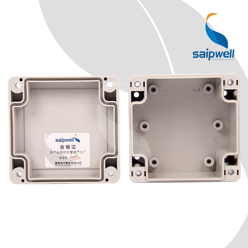 SP-02-848256 84*82*56 Electronic Junction Box Waterproof Saip Saipwell China Manufacture IP65 ABS Plastic Electronic Enlosures
