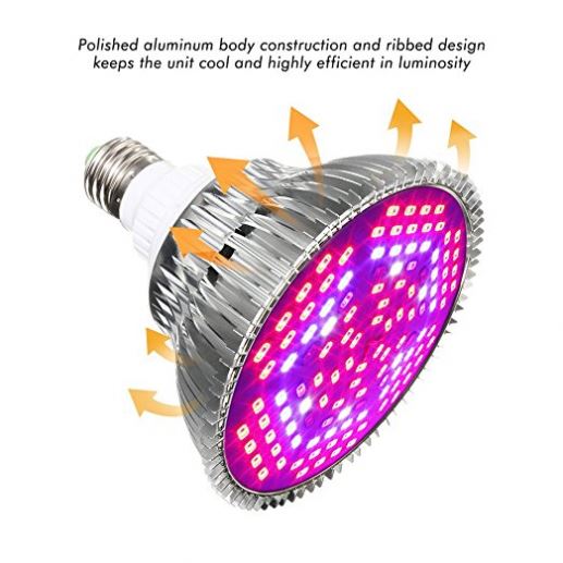 E26 E27 full spectrum 80W Led Plant Grow Light for Indoor garden Lighting
