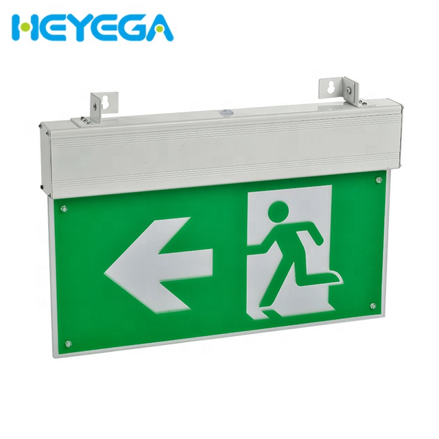 100V -250V led rechargeable battery exit emergency light