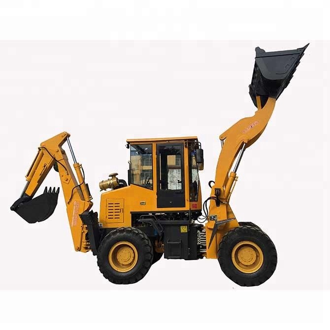 HW10-20 China mini backhoe wheel loader for cheap factory price