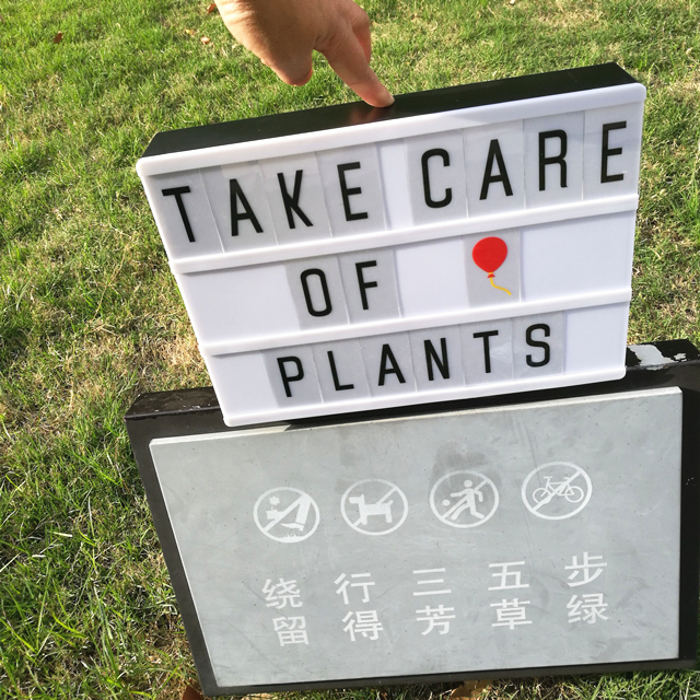 Amazing-effect A4 A5 A6 outdoor Advertising sign led letter light