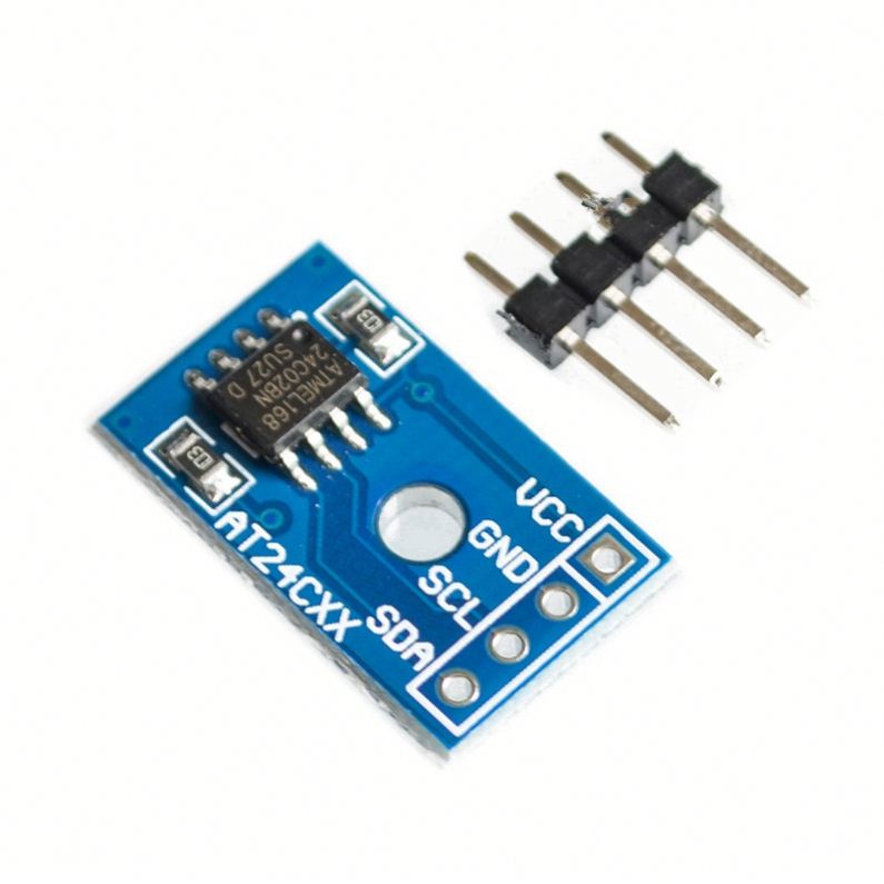 AT24C02 module I2C interface IIC EEPROM storage module smart car blue board