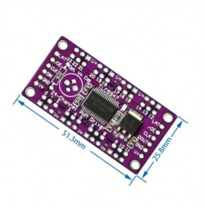 TLC5947 12-Bit 24-Channel PWM LED Driver Module With Internal Oscillator 12 Bit 3-5.5V